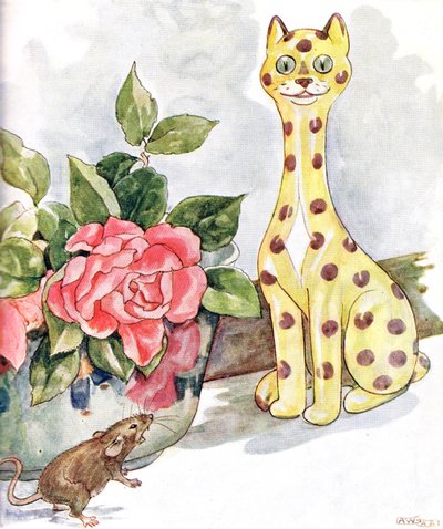 1920年、トーマスネルソンとサンズから出版された「いたずらっ子ムージーブック」のイラスト 作： Anne Anderson